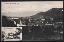 Koblenz, Gasthaus zur Blume, Teilansicht