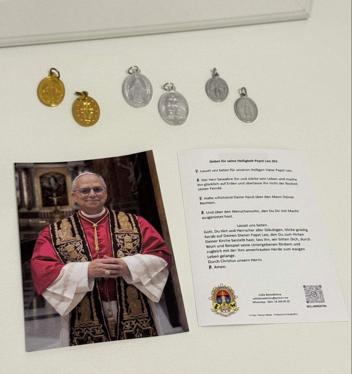 Foto & Immagini: VB Rahmen ca. 30x24cm mit Papst/Bischof/Gottesmutter Bild – Nuovo (secondo la descrizione) da Goldach venduto da igwhitestar 5
