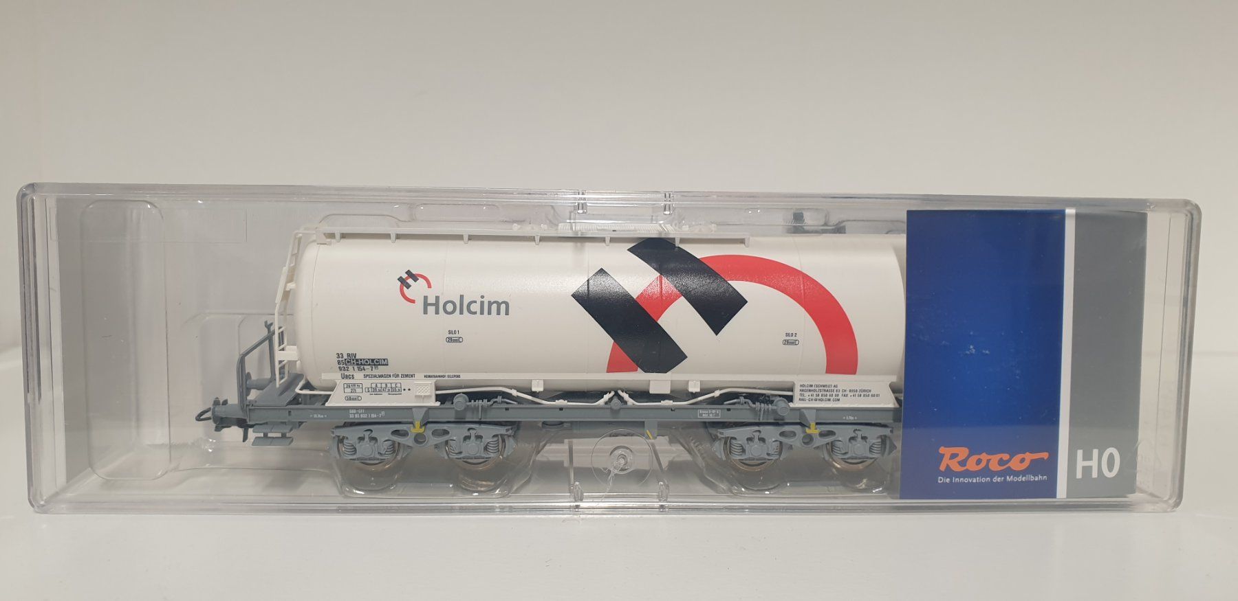 Roco Modelleisenbahnen: Roco Güterwagen Holcim Uacs H0/DC 67449 – Neu und originalverpackt aus Neuenhof von ludovicco 1