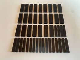 LEGO - DIVERSE - SCHWARZE - HOCHSTEINE