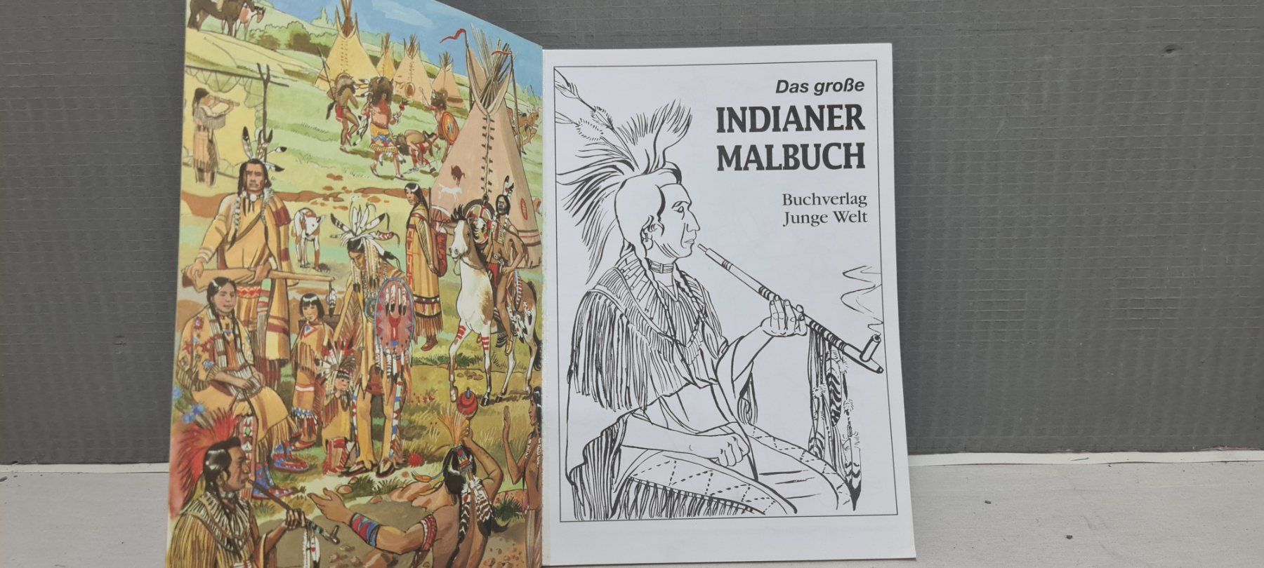 Bücher: Das grosse Indianermalbuch – Neu (gemäss Beschreibung) aus Sins von sagitarius58 2