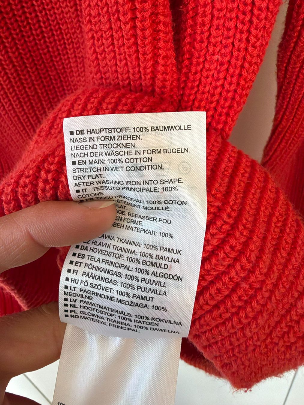 Pullover & Sweatshirts: Marc O’Polo Baumwollpullover rot, Gr. M – Gebraucht aus Neukirch an der Thur von foundby. 2