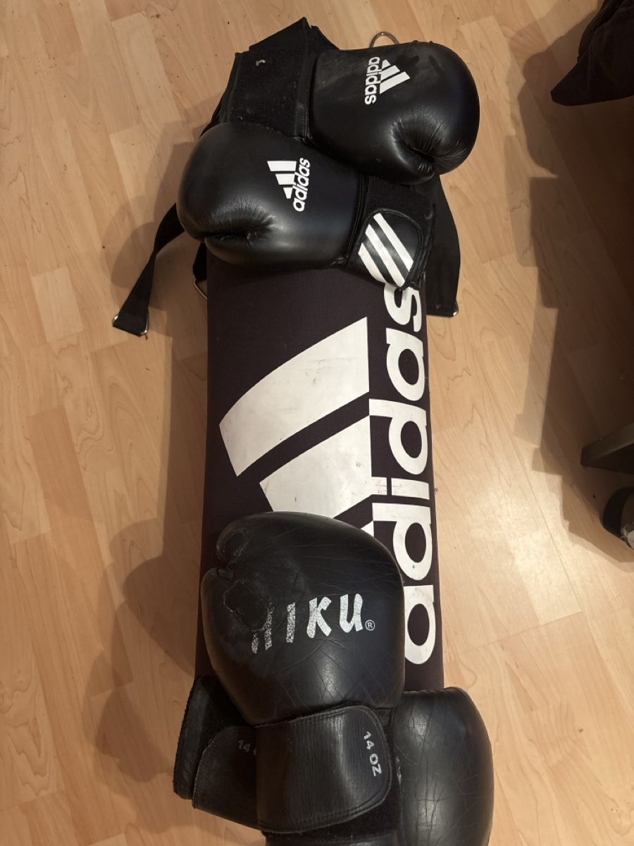 Sacchi da boxe: Adidas Boxset: Sandsack & Boxhandschuhe, Top Zustand! – Usato da Utzigen venduto da del_76pn