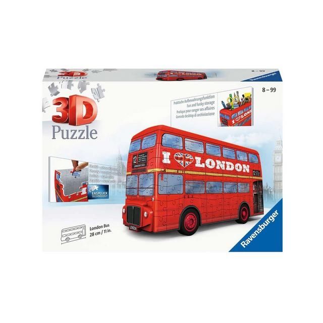 Ravensburger Puzzles: 3D Puzzle London Bus Ravensburger mit Stiftehalter – Gebraucht aus Zuchwil von simge_1907