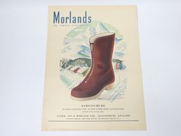 1949 Orig. Werbung, Morlands Schuhe, Wolle