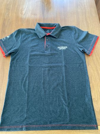 Polo Shirt Men Grösse M von PZ mit Werbung Ochsner Sport