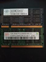 RAM Speicher 2x 1GB PC2-5300S SO-DIMM Laptop Speicher