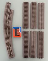 ROCOLINE Konvolut Gleise + Weiche / rails + aiguille BWr9/10