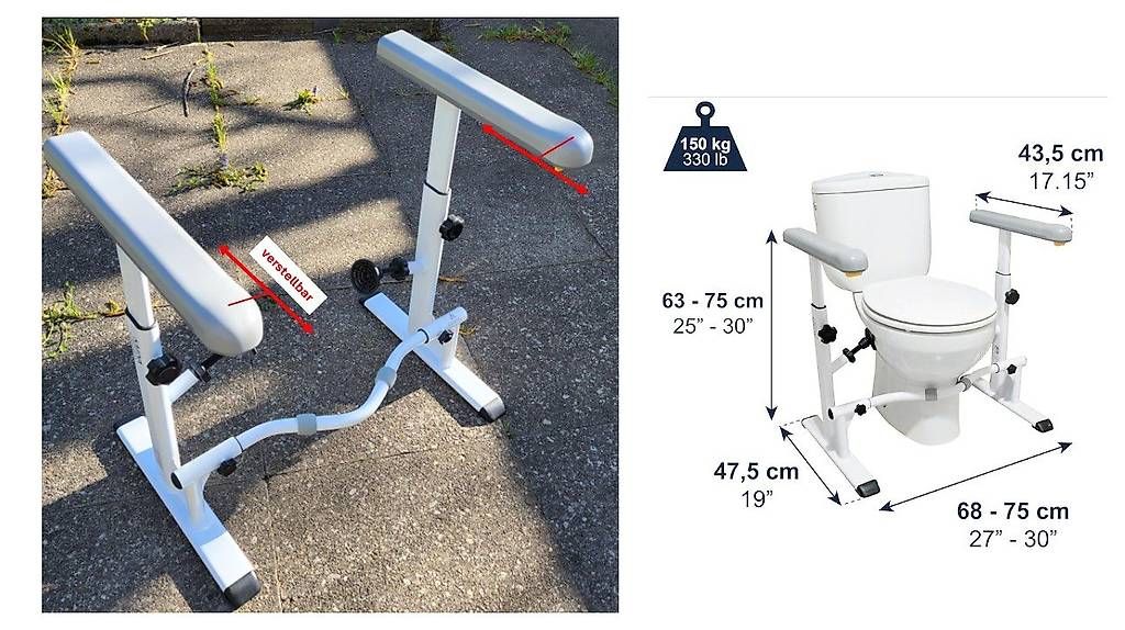 WC: KMINA Toiletten Aufstehhilfe – Usato da Hoelstein venduto da FridlS