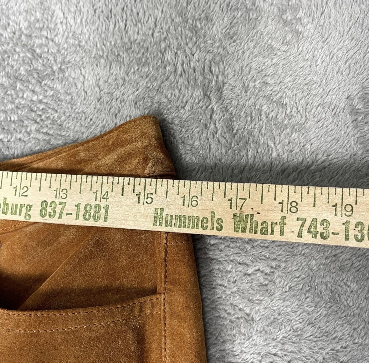 Hosen: Wildleder suede Hose braun Vintage Express – Gebraucht aus Winkel von Zimtguetzli 6
