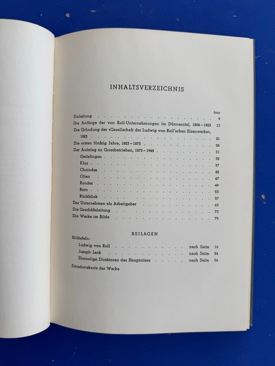 Libri: Gesellschaft der Ludw. Von Roll'schen Eisenwerke A. G. 1948 – Usato da Adliswil venduto da buch_und_kunst 2