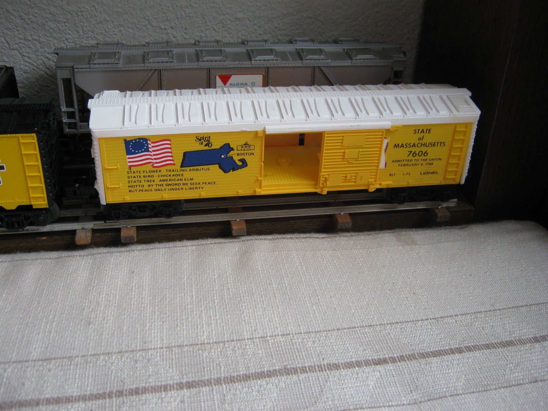 Trains électriques: 3 US Güterwagen  Spur 0 – D'occasion à Hirschthal par Legov 3