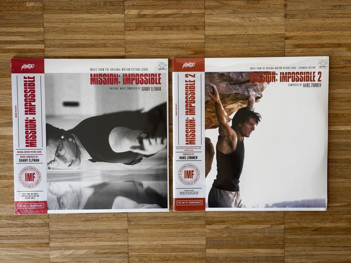 Dischi in vinile: Mission impossible 1 & 2 vinyles Mondo – Nuovo e nell'imballaggio originale da Vessy venduto da vanhoves