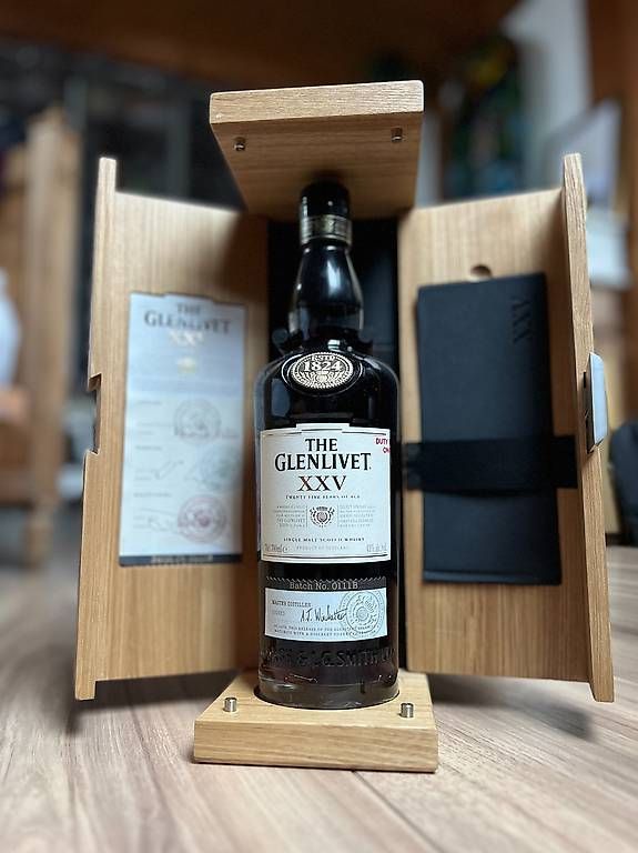 Glenlivet Bevande alcoliche: Whisky Glenlivet - 25 ans- Single Malt – Nuovo e nell'imballaggio originale da Pensier venduto da motofan99