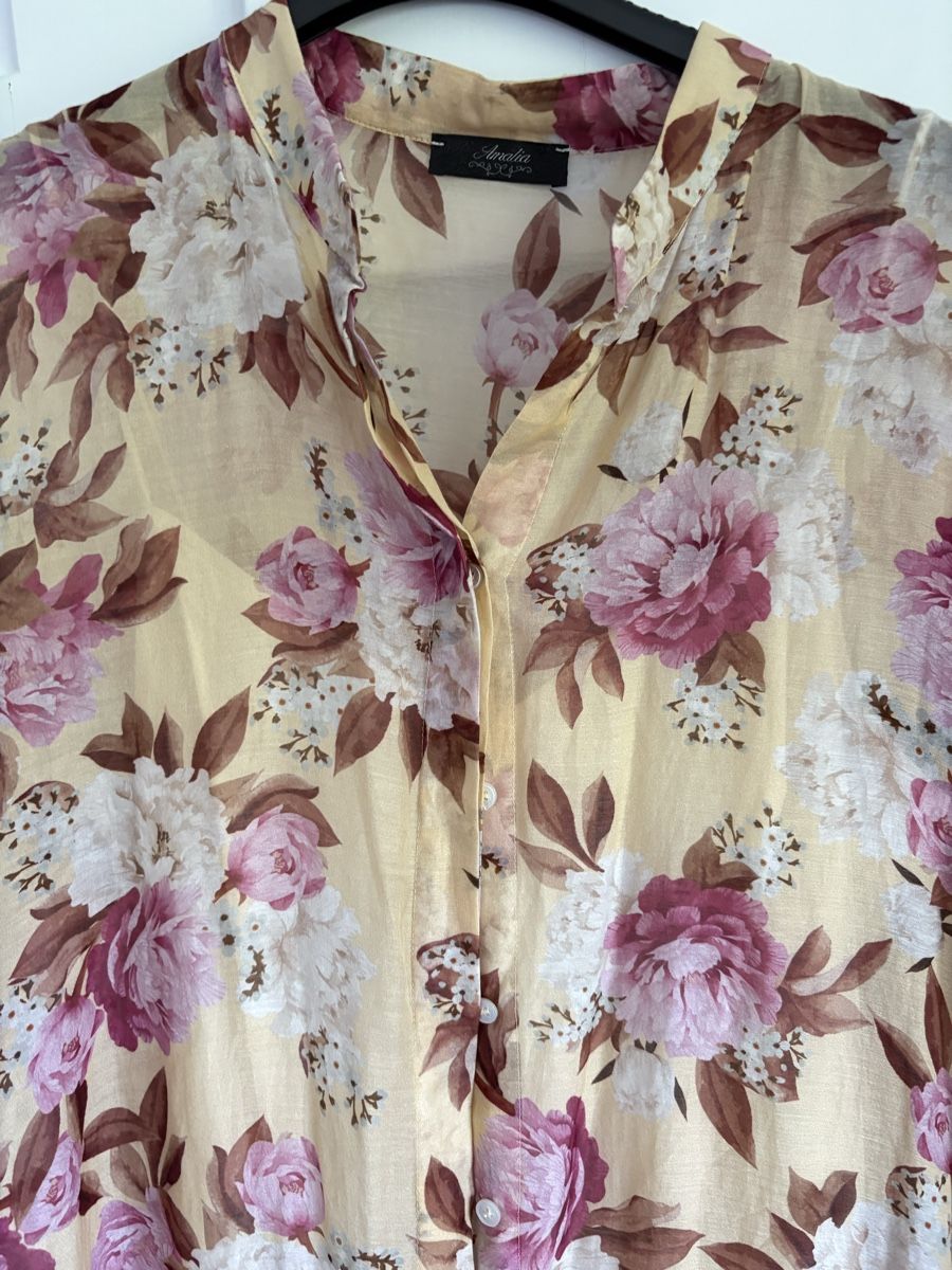 Kleider: Kleid Blumenprint Baumwolle Seide – Gebraucht aus Winterthur von gre_7nbw 2