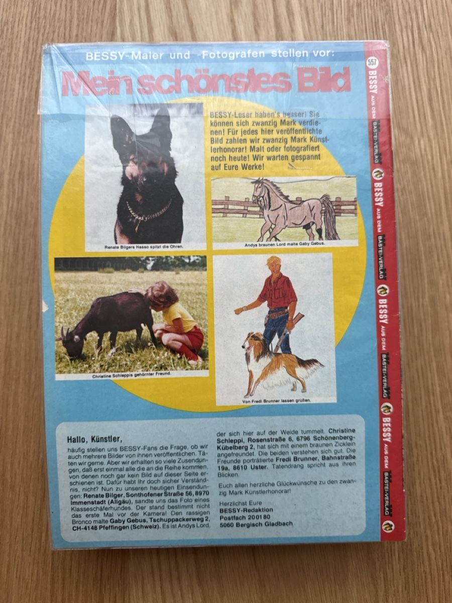BD: Bessy Comic Heft Nummer 557 Der Wettkampf – D'occasion à Buchrain par Steeefan 1