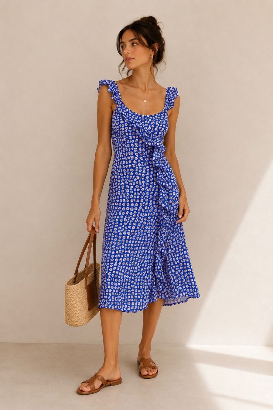 Vestiti: Madewell Ruffled Wrap Maxi Kleid - Gr. 36 – Usato da Illnau venduto da Monkky