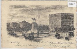 Milano Largo Cairoli - A. Scrocchi