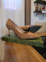 Highheels Pumps Lackleder Nude Grösse 40 / 41 neu