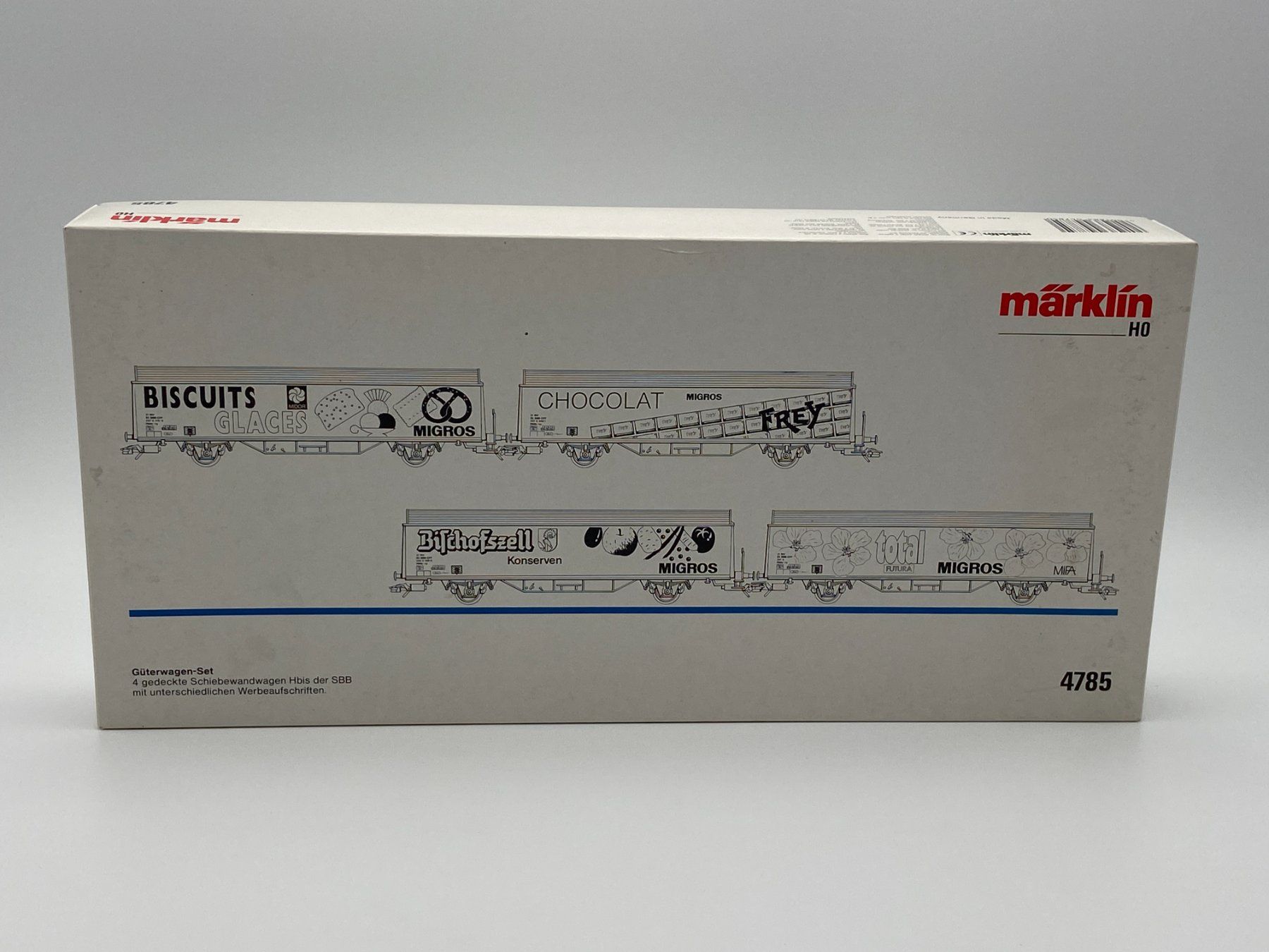 Märklin Modelleisenbahnen: Märklin 4785 H0 Schiebewandwagen-Set SBB – Neu und originalverpackt aus Neukirch a.d. Thur von Modellbau-Artikel 1