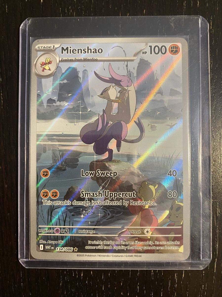 Pokémon Carte collezionabili: Mienshao #134 IR - White Flare 2025 – Usato da Unterentfelden venduto da KoolAid-WhiTe