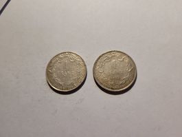 2 x 1 Franc 1914 Belgien