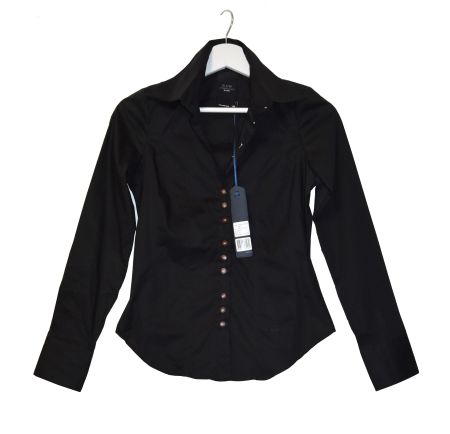 G-Star Raw Damen Hemd  Bluse Slimfit Strech/schwarz/Gr.XS