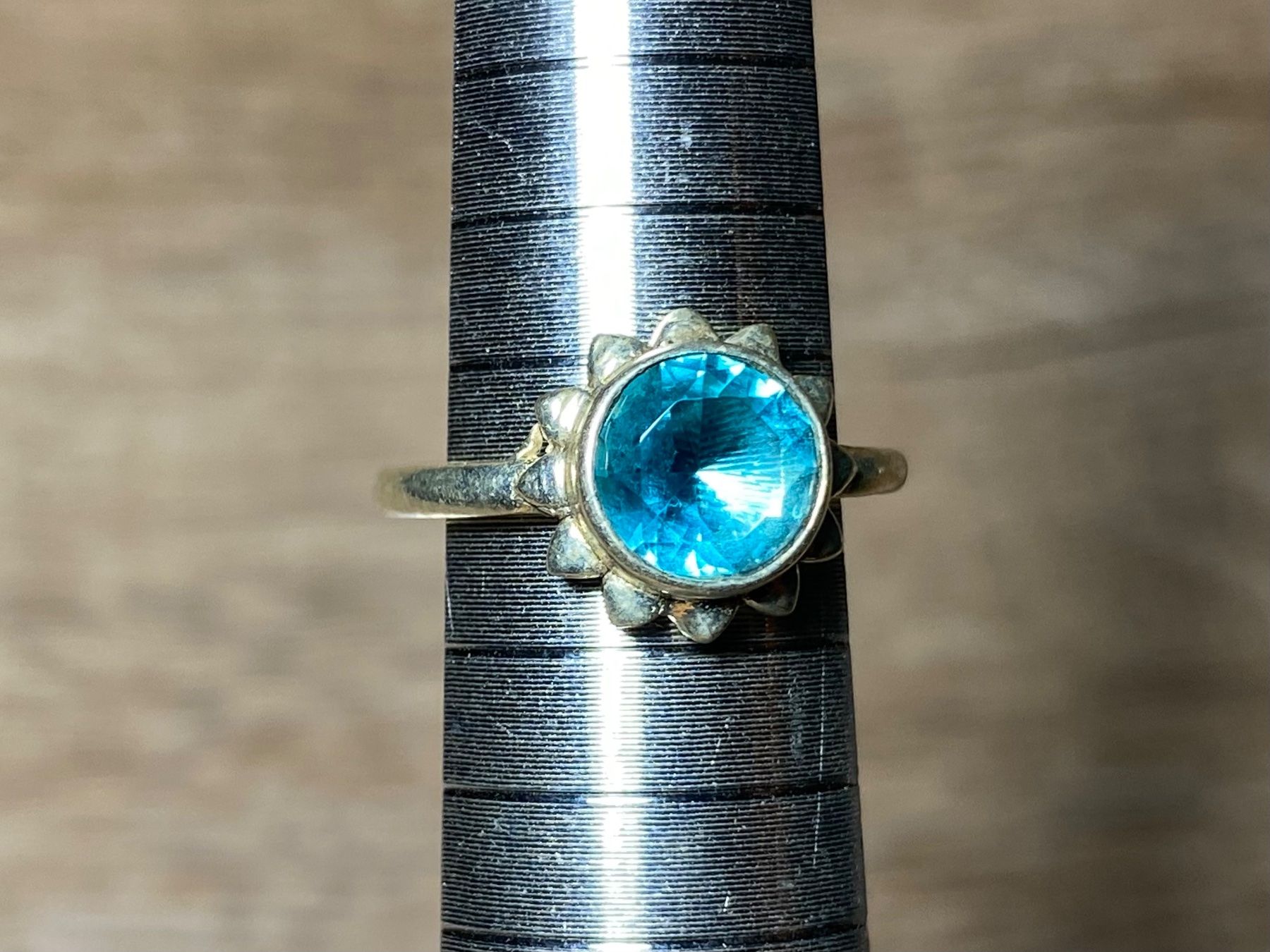 Anelli: Feiner 925 Silber Ring mit natürlichem Blautopas – Nuovo e nell'imballaggio originale da Laax venduto da Kiki_Kingdom3 8