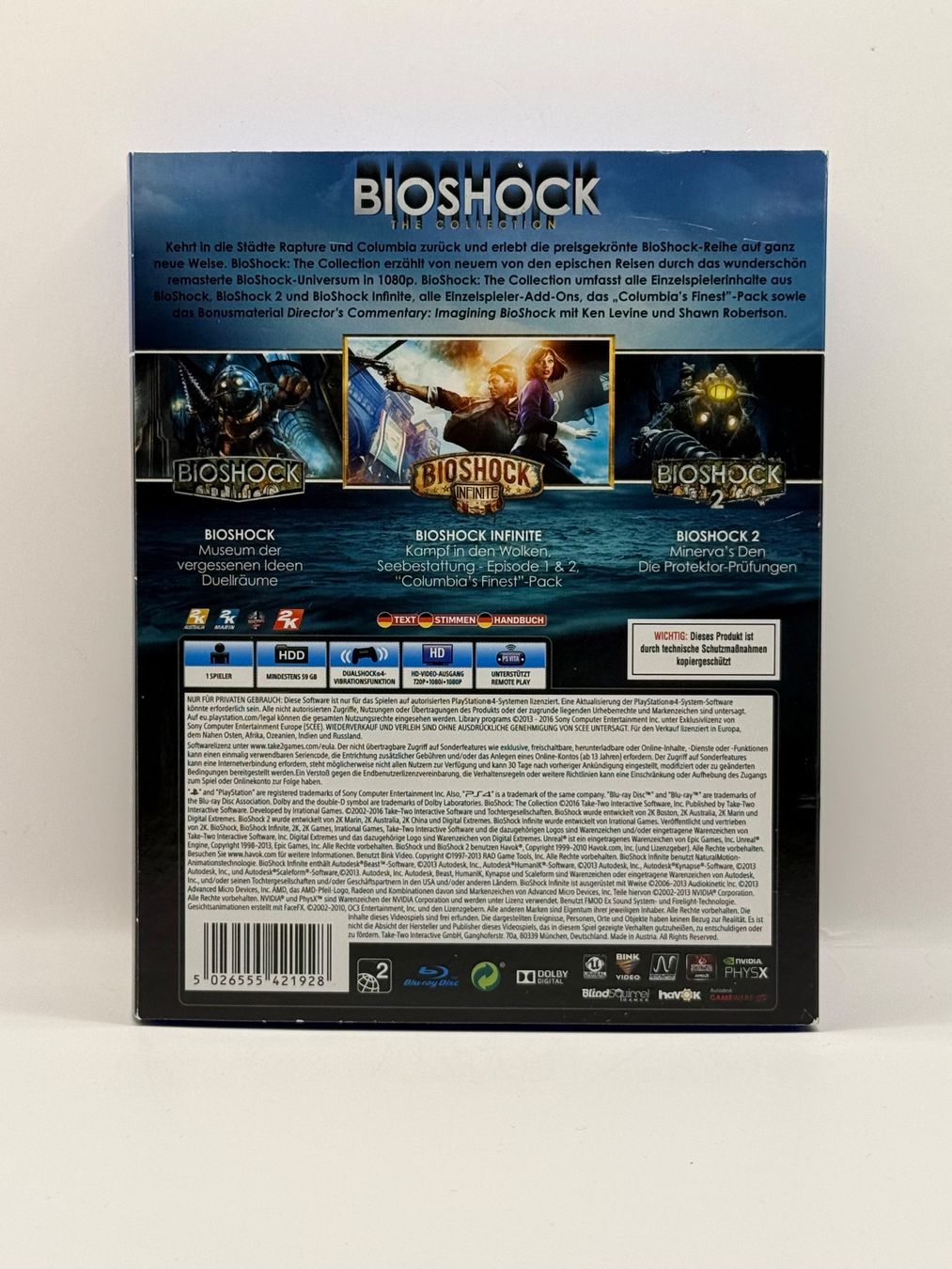 Giochi: Bioshock - The Collection - Playstation 4 - CIB – Usato da Dietikon venduto da gab_qz7y 1