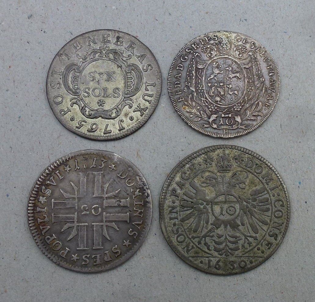 Alle Münzen: Top Lot ++ 4 Kantonalmünzen ab 1630 – Gebraucht aus Walkringen von Casablanca777