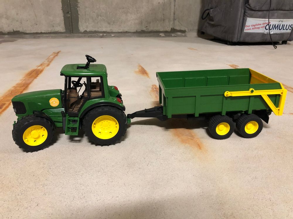 Bruder Traktor mit Anhänger John Deere | Kaufen auf Ricardo