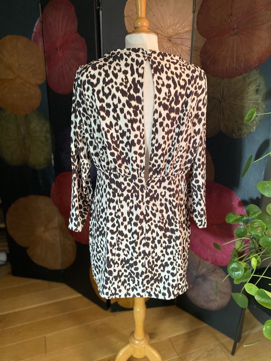 Zara Kleider: Robe léopard neuve Zara XXL – Neu (gemäss Beschreibung) aus Broc von ffribourg 2