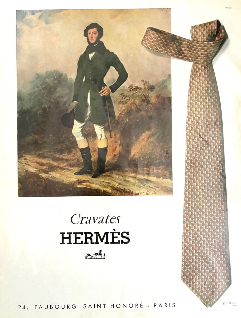 Foto & Immagini: Vintage HERMÈS Werbeposter 1961 "Cravates Hermès – Nuovo (secondo la descrizione) da Kloten venduto da Nephty 2