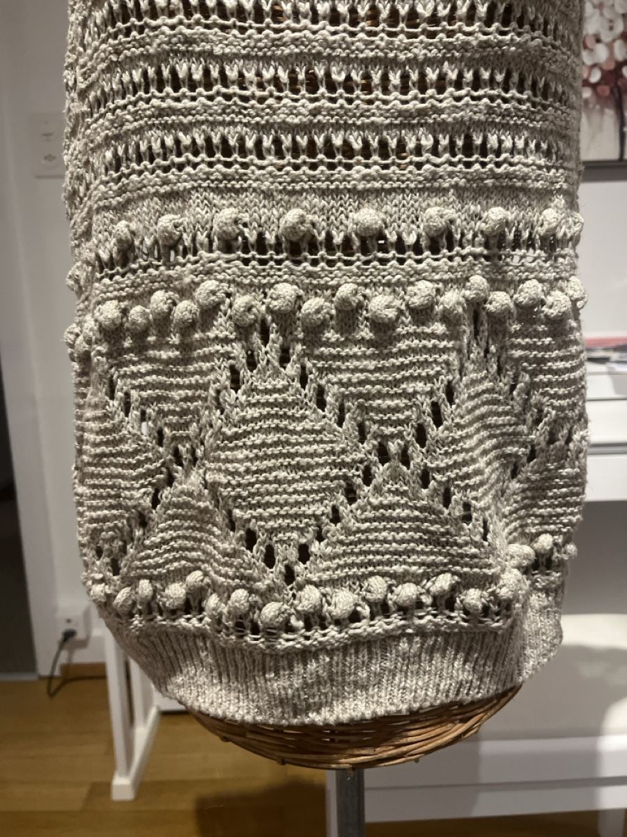 Mango Top: Mango Stricktop beige ärmellos, S – Usato da Solothurn venduto da Bobesch08 2
