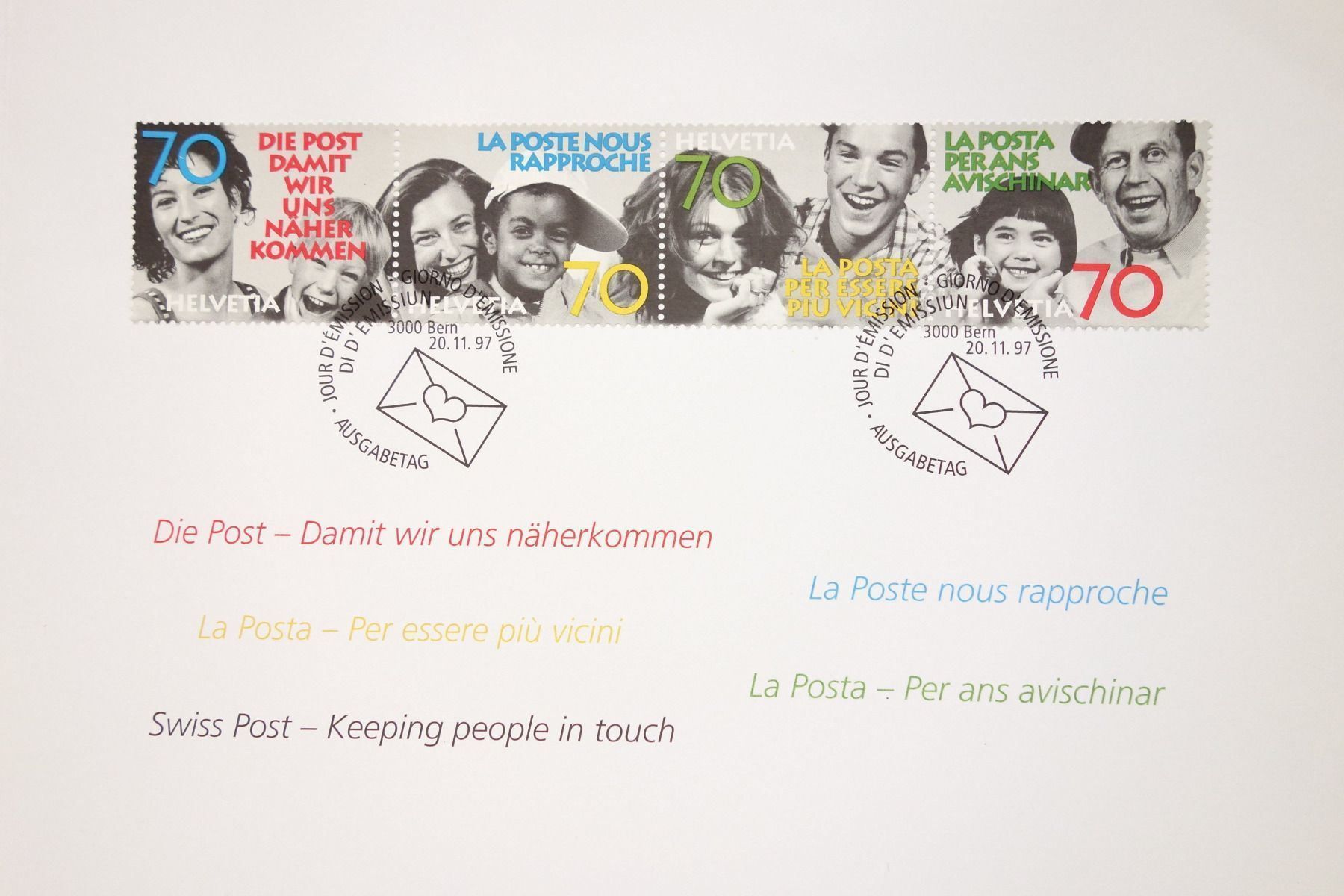 Tutti i francobolli: 1997 Faltkarte die Post – Nuovo (secondo la descrizione) da Mettmenstetten venduto da Sutasso 1