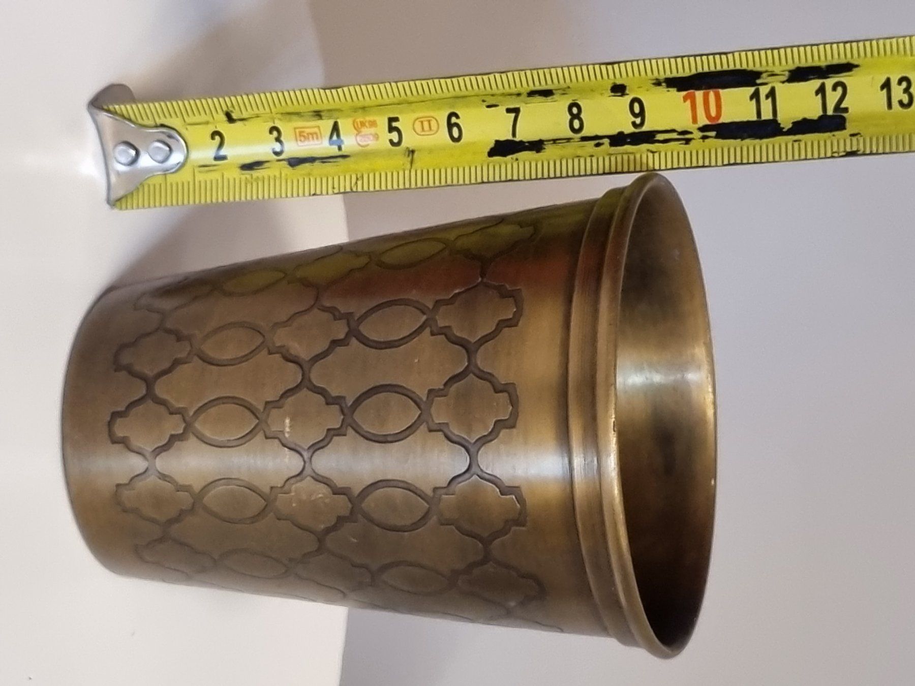 Vasi per fiori: Metall Übertopf / Kerzenhalter Bronze-Optik – Usato da Scharnachtal venduto da devin03 1