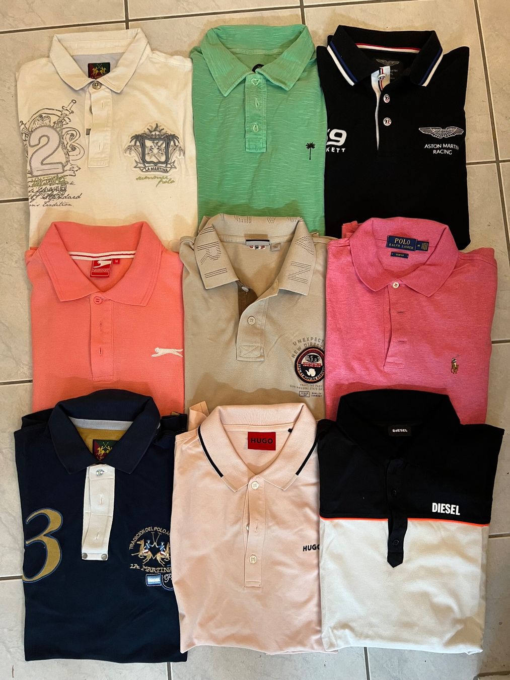 Magliette Polo: Lot de 9 Polo-shirt taille M – Usato da Basel venduto da La.Bonne.affaire