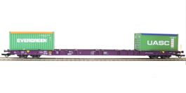 IGRA Model 96010076 railrelease 80Fuß Containertragwagen Sgg