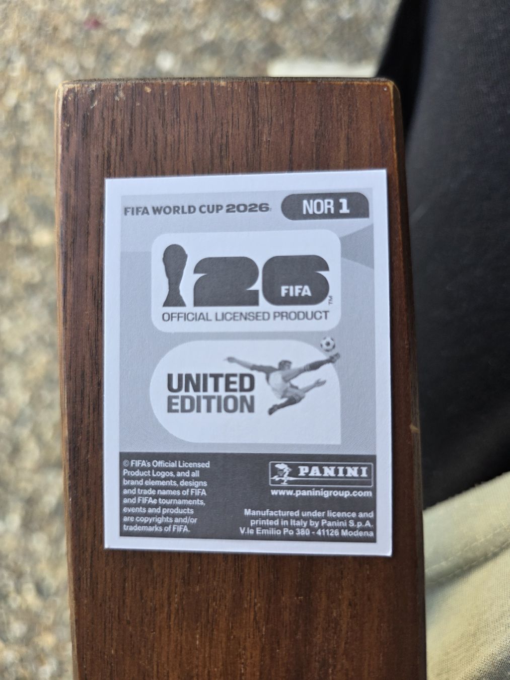 Panini Carte collezionabili: Panini WM 2026 NOR 1 Wappen – Nuovo (secondo la descrizione) da Romanshorn venduto da leeh78 1
