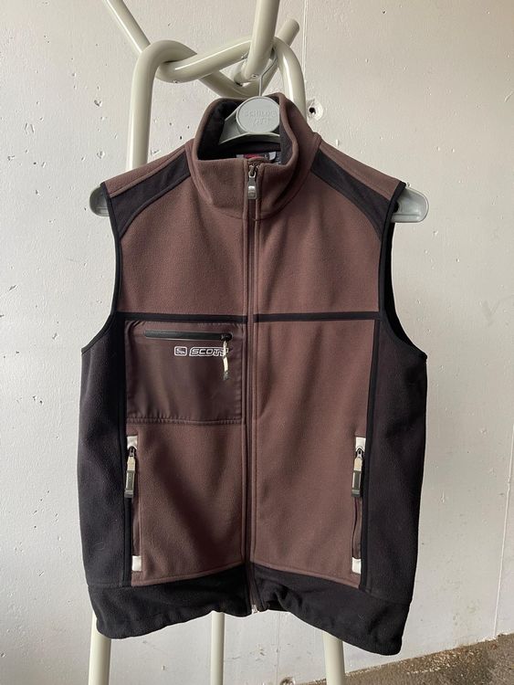 Gilet Polaire Giordana G Shield Pour Homme, Taille S, Noir - Mitchelton Scott, Fermeture éclair Intégrale