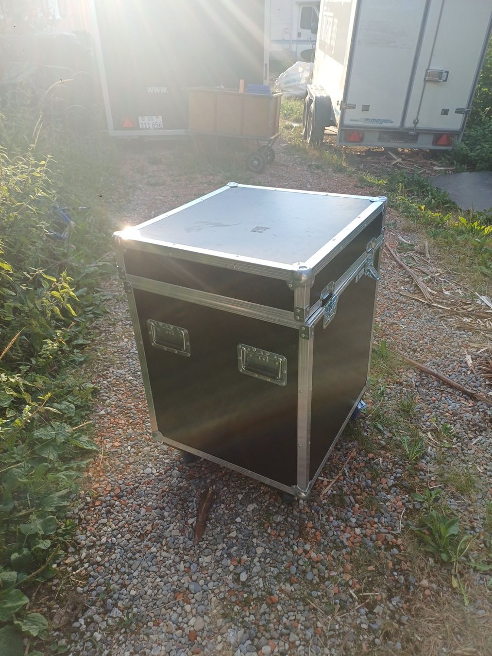 Reisekoffer: versch. Flightcase Schwarz Aluminium gebrauchter Zustand – Gebraucht aus Zullwil von imh_lq9s 5