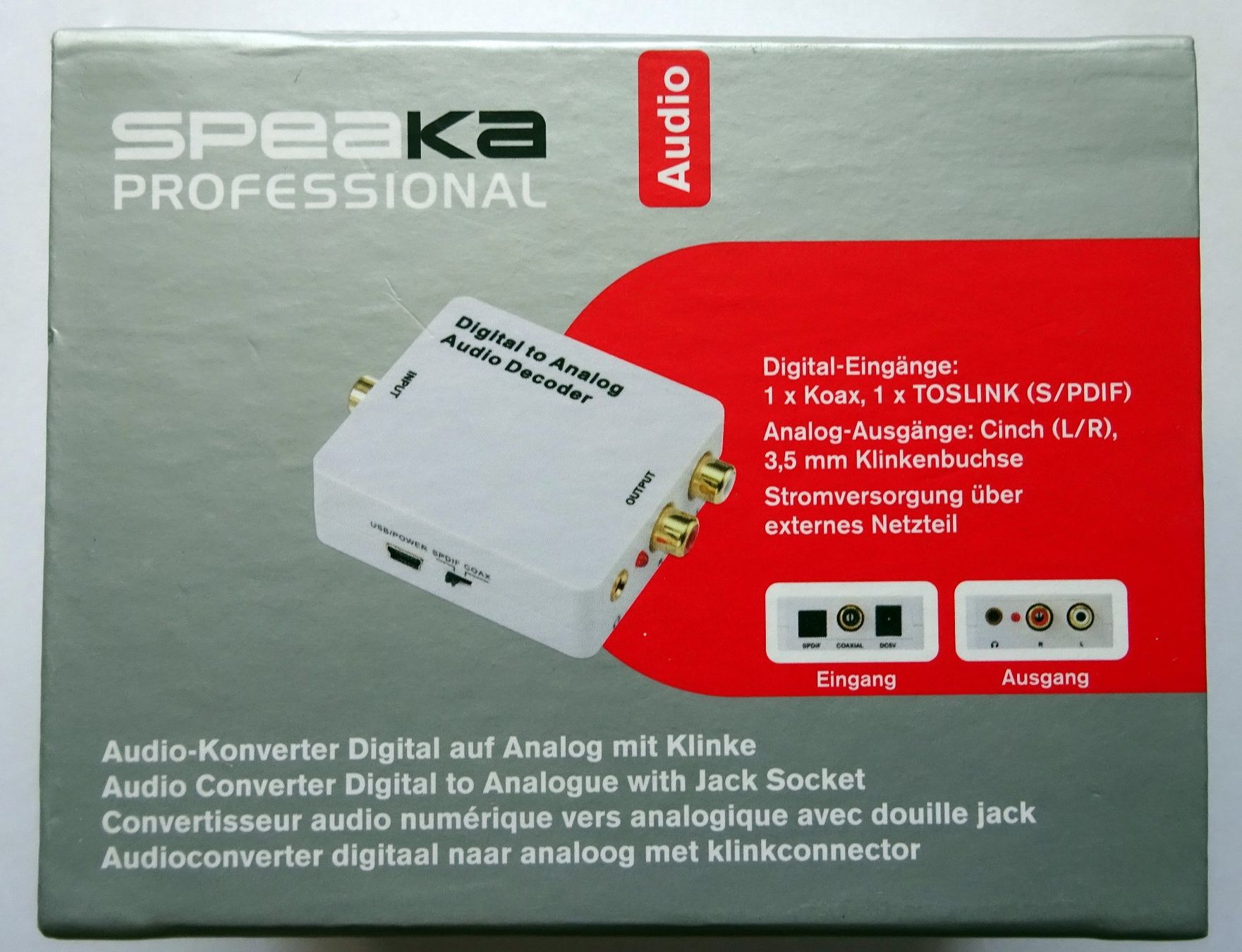 Convertitori: Audio Konverter Digital Analog – Nuovo e nell'imballaggio originale da Lostorf venduto da Bemoma