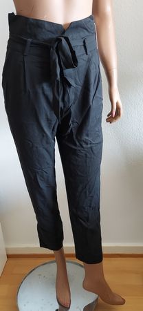 Neue Edc Paperbag Hose schwarz Gr. 34 Esprit Frühling