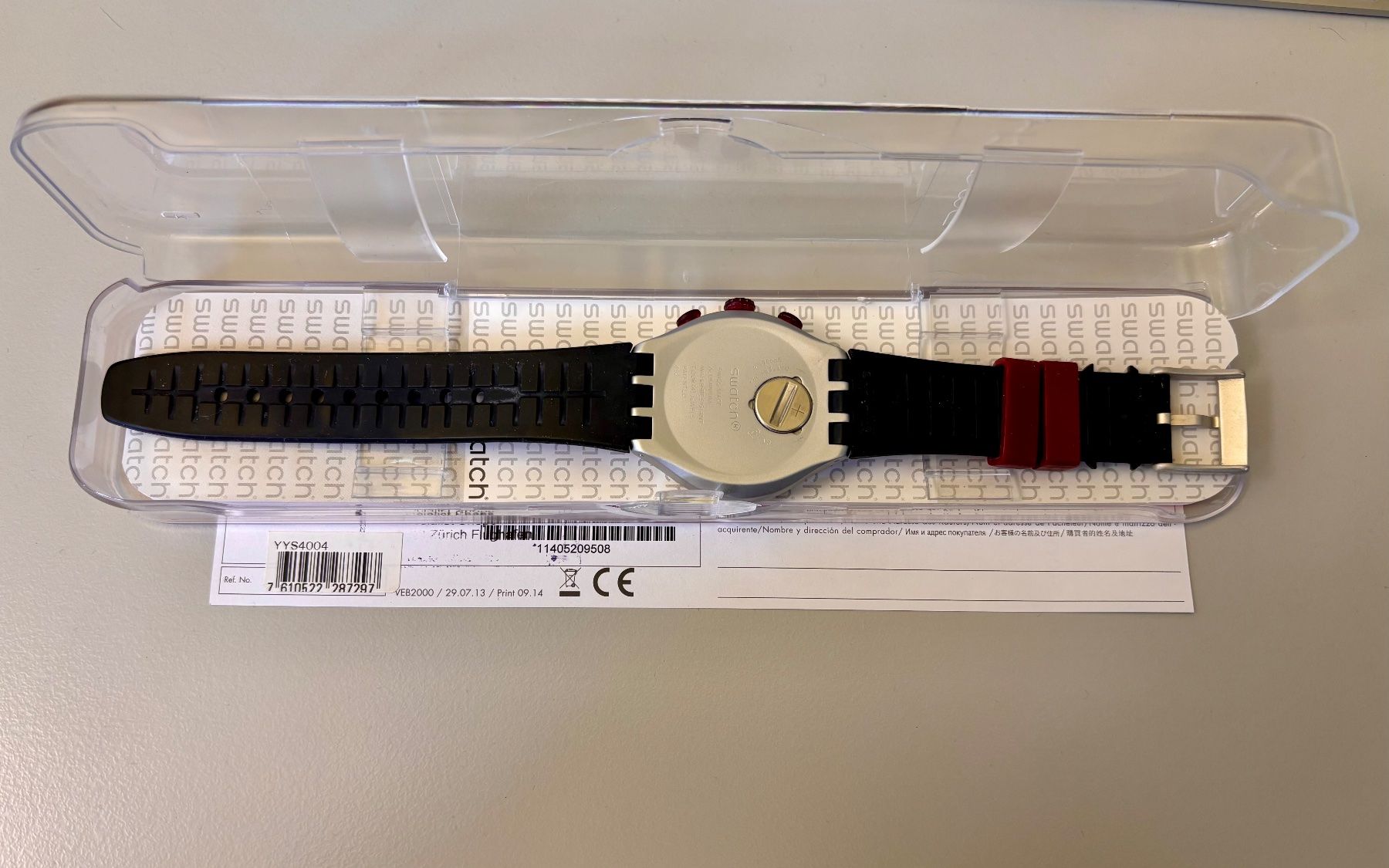 Swatch Orologi: Swatch Irony Xlite Chrono Red Wheel – Usato da Hindelbank venduto da brm_72zv 1
