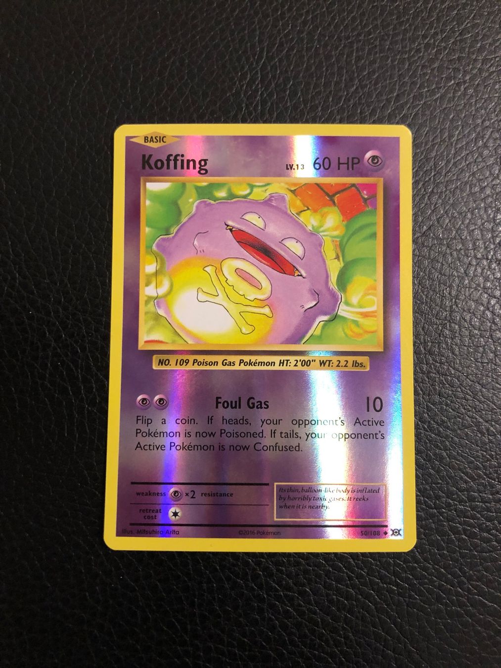 Pokémon Carte collezionabili: Evolutions Koffing reverse 50/108 NM Ab 1 – Usato da Paradiso venduto da Pkmn10