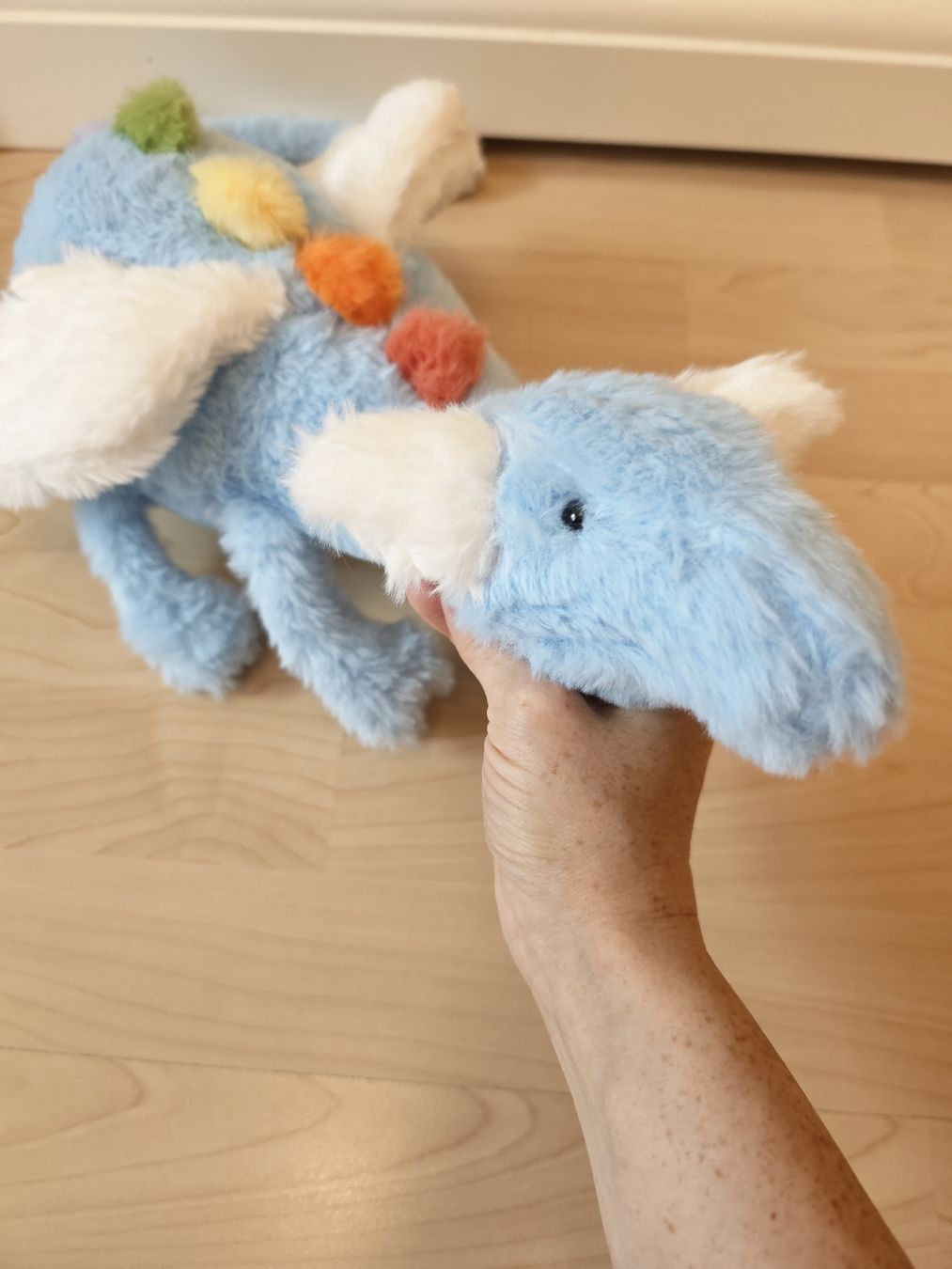 Jouets: Plüschtier Drachen blau mit Flügeln. – D'occasion à Visp par mel_x697 2