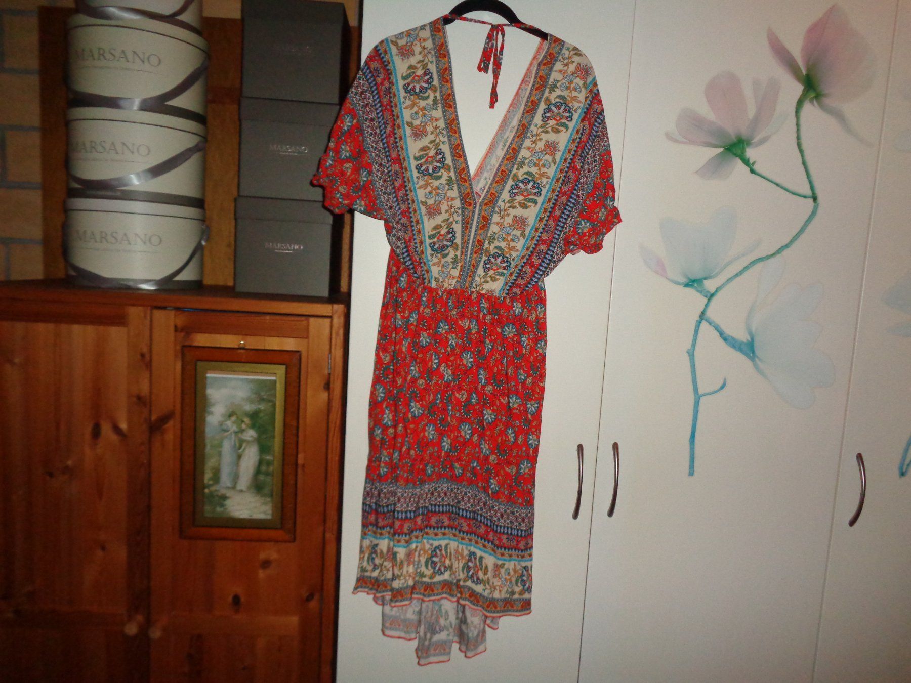 Vestiti: *** Buntes Maxikleid / Strandkleid *** / Neu – Nuovo (secondo la descrizione) da Othmarsingen venduto da Leuchtturmlady 3