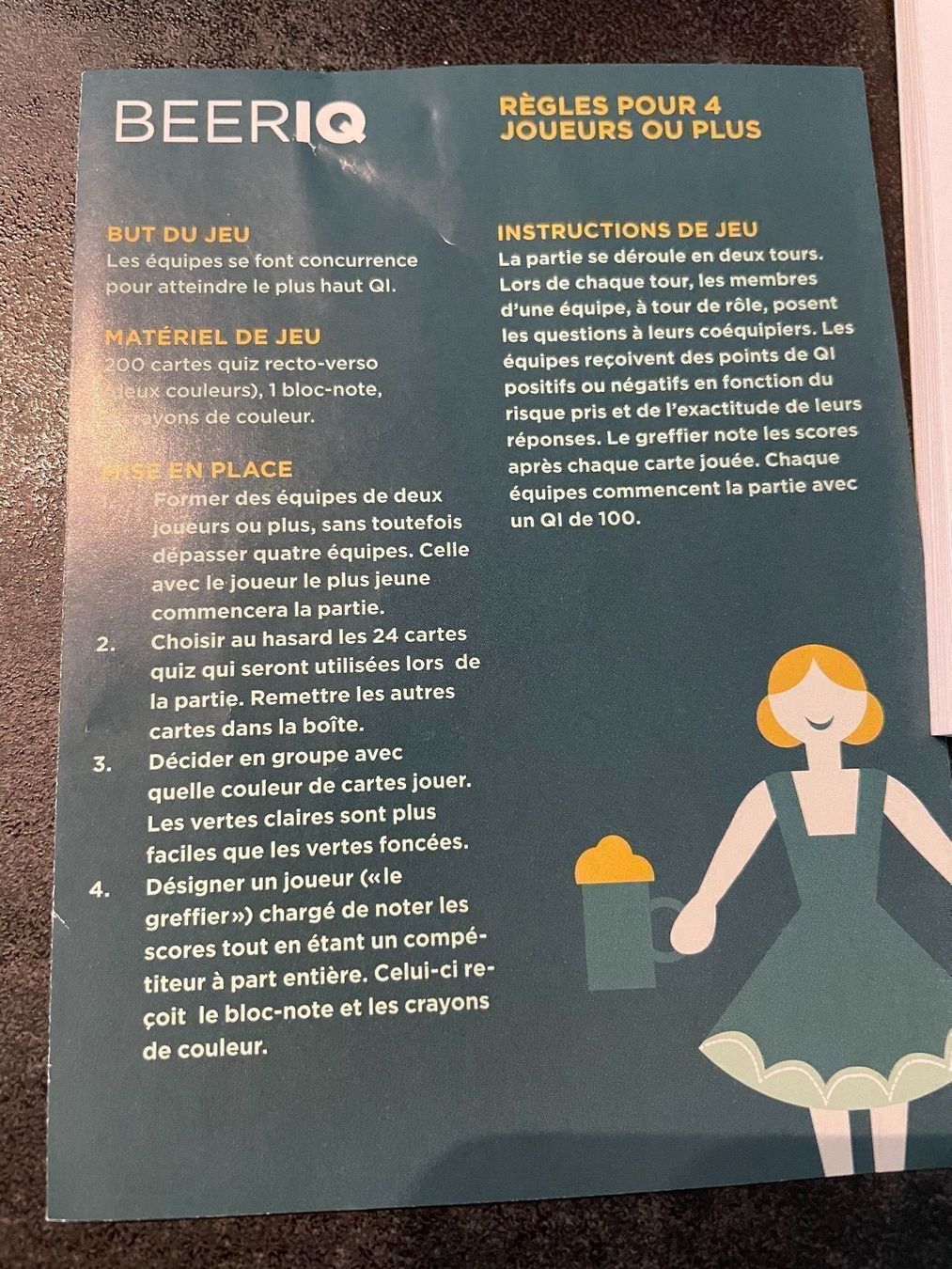 Giochi: Jeux sur la Bière Beeriq – Usato da Vallamand venduto da Bricbracbroc82 2