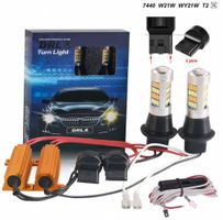 Tagfahrlicht Blinker Dual Mode DRL Kit Weiß Bernstein 12V