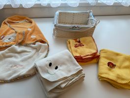 Babydecken und Aufbewahrungsbox für Baby Wickeluntensilien